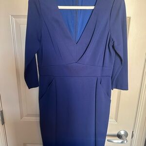 NWOTs. Never Worn! Catherine Malandrino Deep Blue Midi Dress